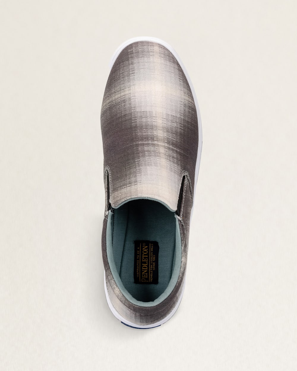 ALTERNATE VIEW OF MEN'S ROUND TOE SLIP-ON SHOES IN BLACK OMBRE image number 5