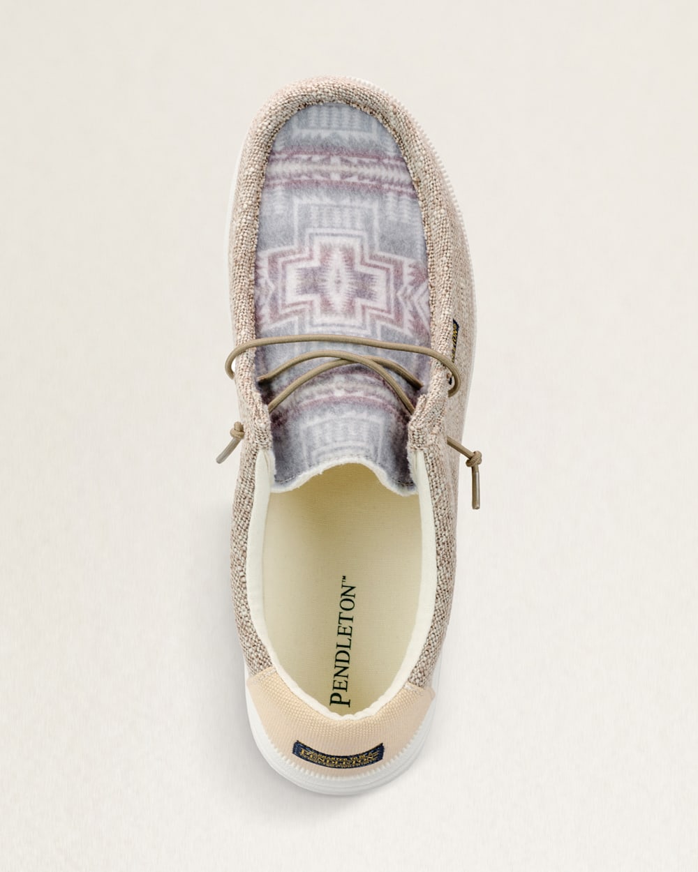 ALTERNATE VIEW OF MEN'S AUGER SHOES IN TAN/HARDING image number 5