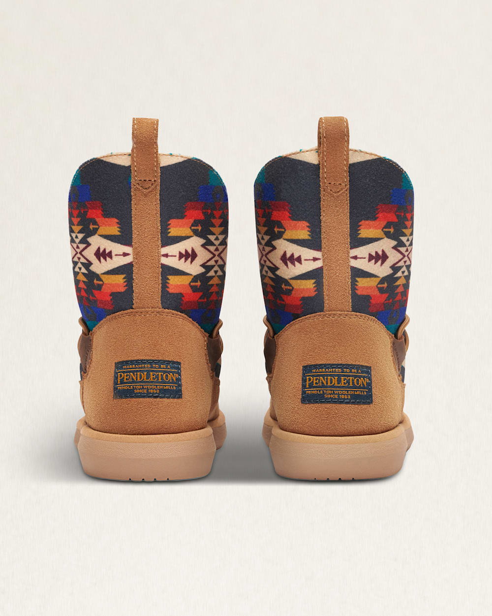 ALTERNATE VIEW OF WOMEN'S TIE-BACK BOOTS IN CHESTNUT TUCSON image number 2