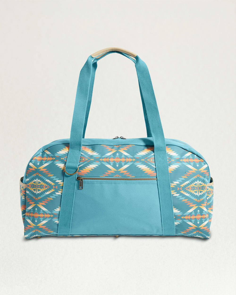 SUMMERLAND BRIGHT CANOPY CANVAS WEEKENDER IN TURQUOISE image number 1