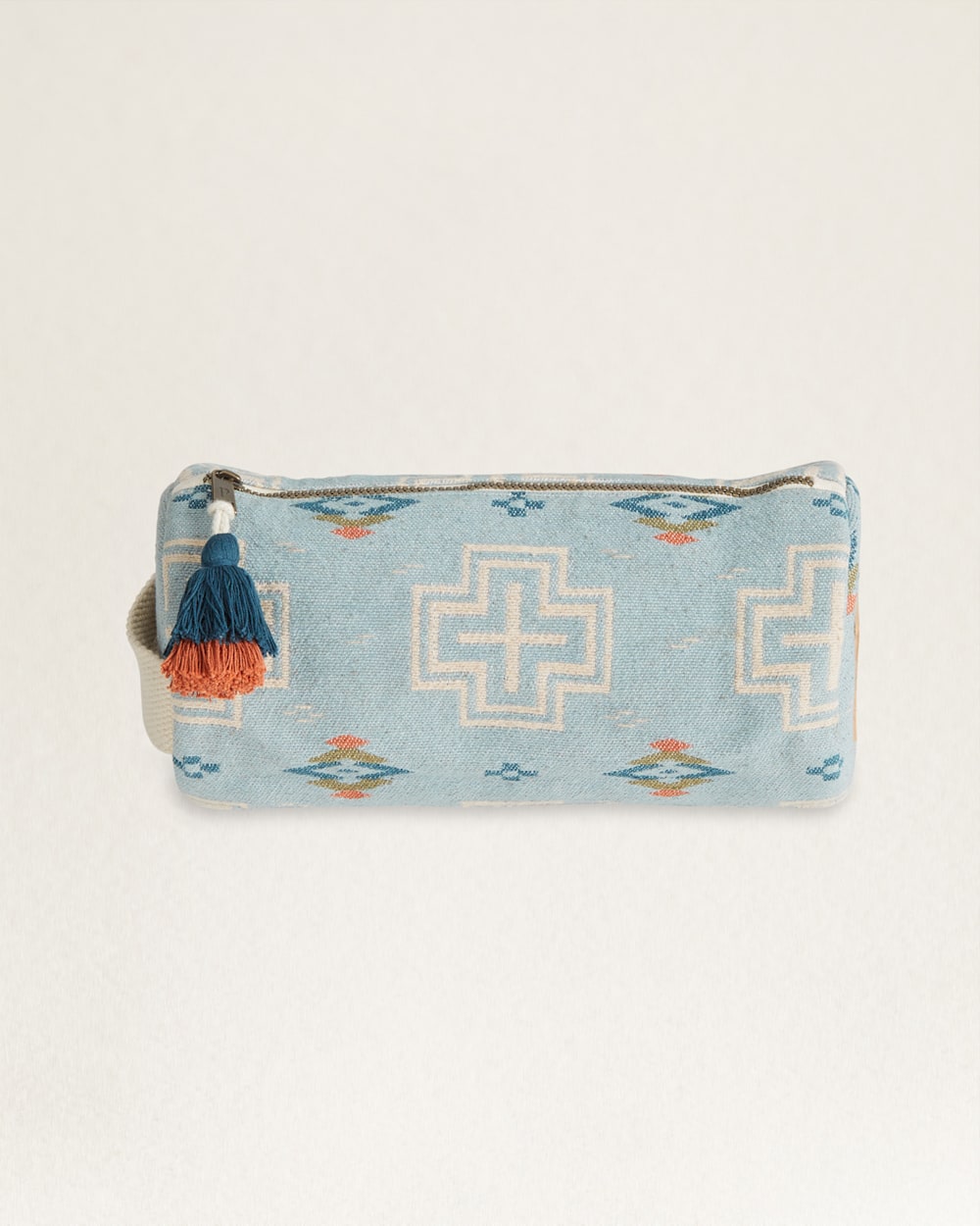 SAN MARINO COTTON COSMETIC BAG IN LIGHT BLUE image number 1