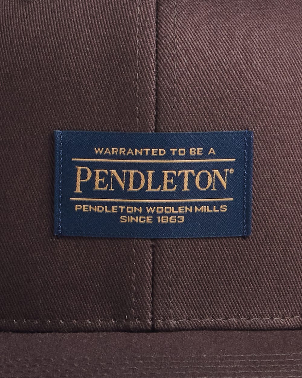 ALTERNATE VIEW OF LOGO FLAT BRIM HAT IN BROWN image number 3