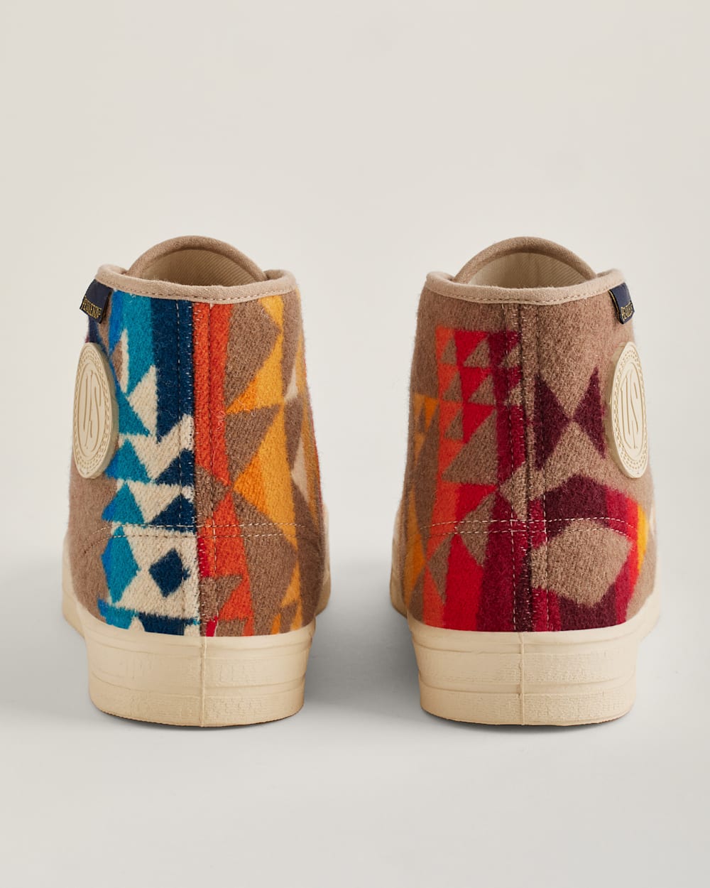 ALTERNATE VIEW OF US RUBBER CO X PENDLETON PILOT ROCK HIGH TOPS IN TAN image number 3