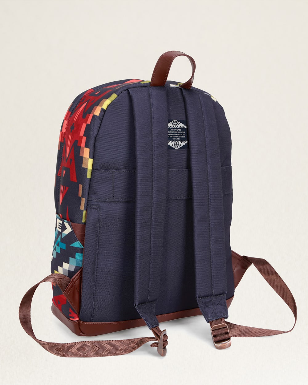 ALTERNATE VIEW OF CARICO LAKE TRAVEL BACKPACK IN NAVY image number 6