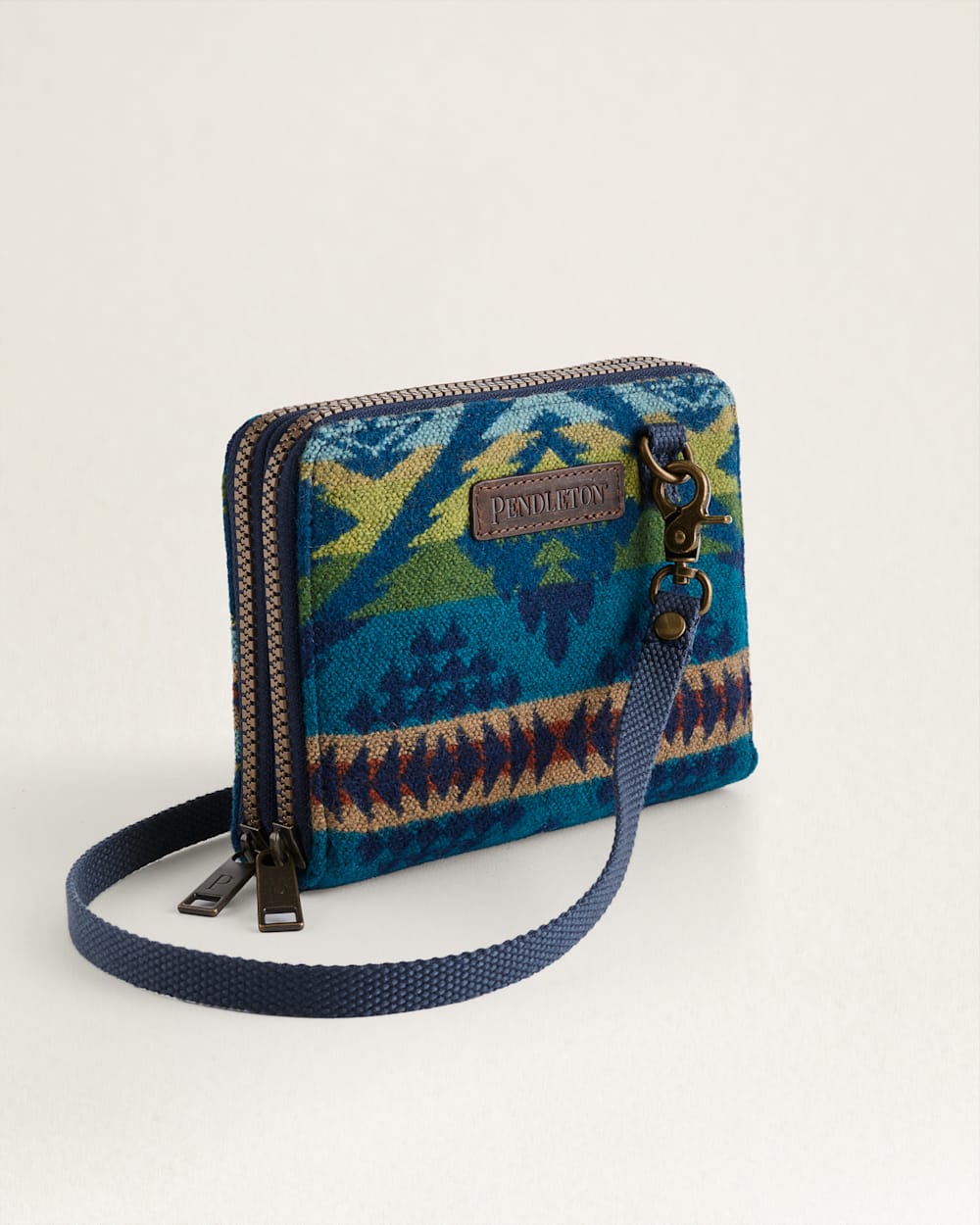ALTERNATE VIEW OF DIAMOND DESERT CROSSBODY ORGANIZER IN BLUE MULTI image number 3