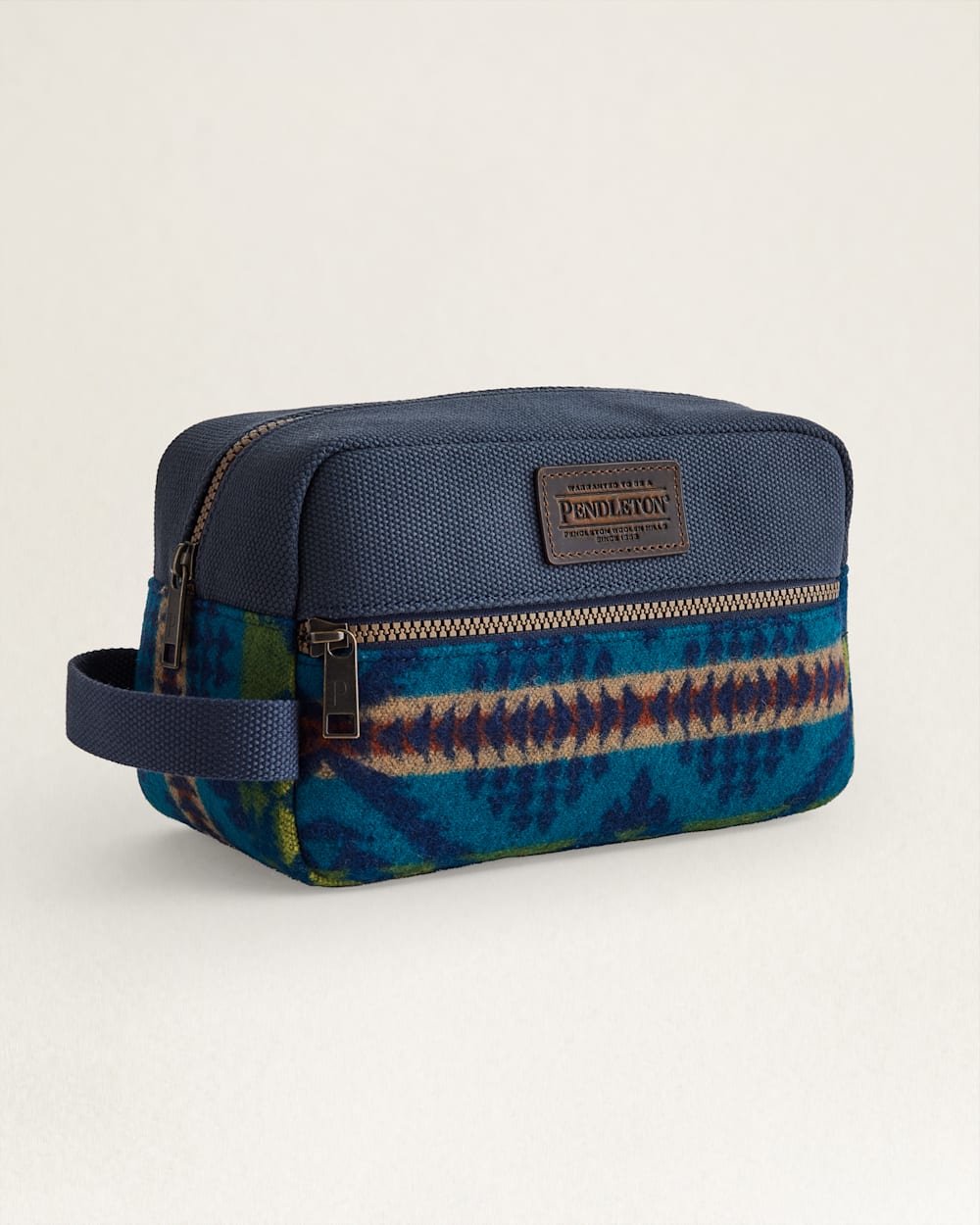 ALTERNATE VIEW OF DIAMOND DESERT CARRYALL POUCH IN BLUE MULTI image number 2