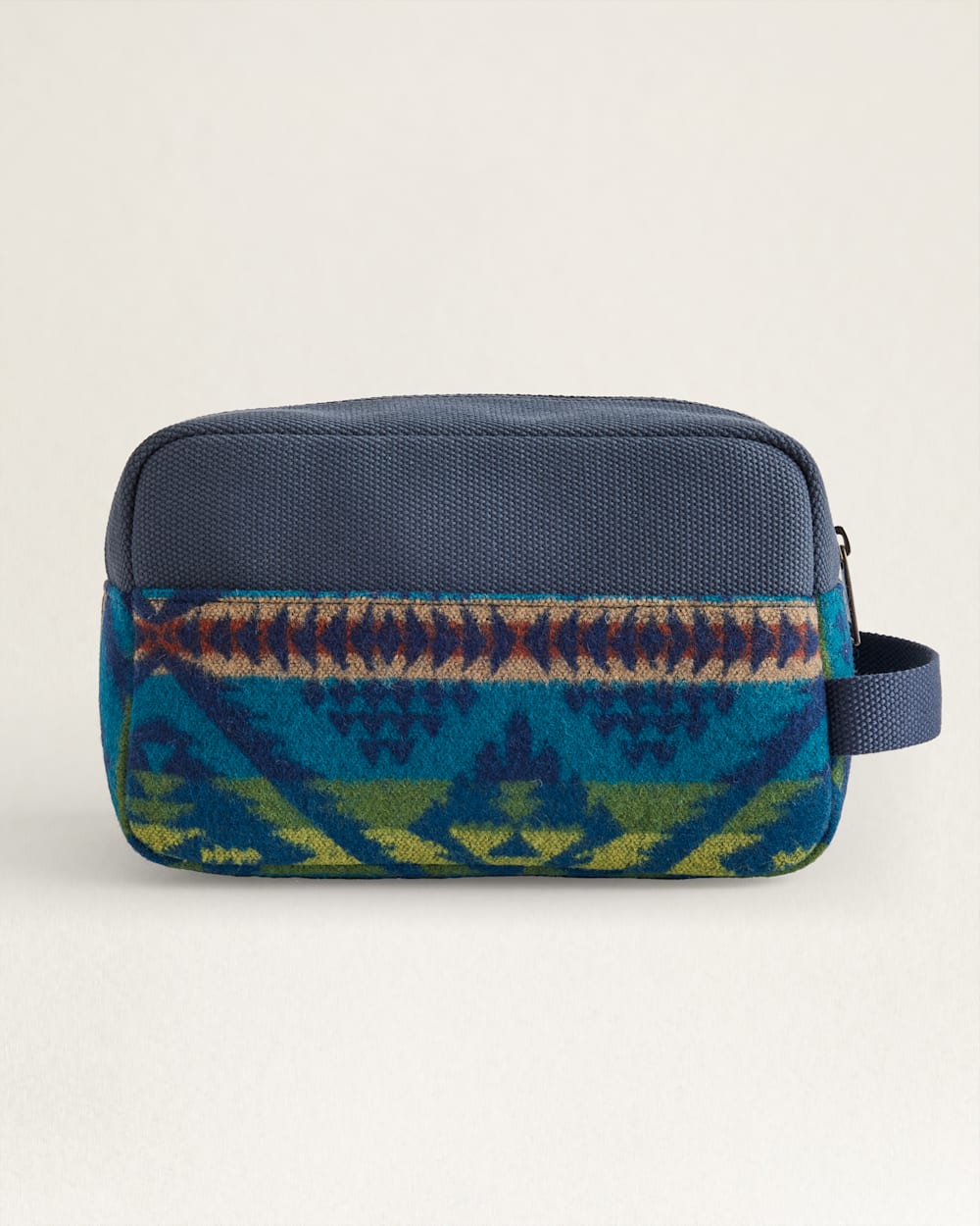 ALTERNATE VIEW OF DIAMOND DESERT CARRYALL POUCH IN BLUE MULTI image number 3