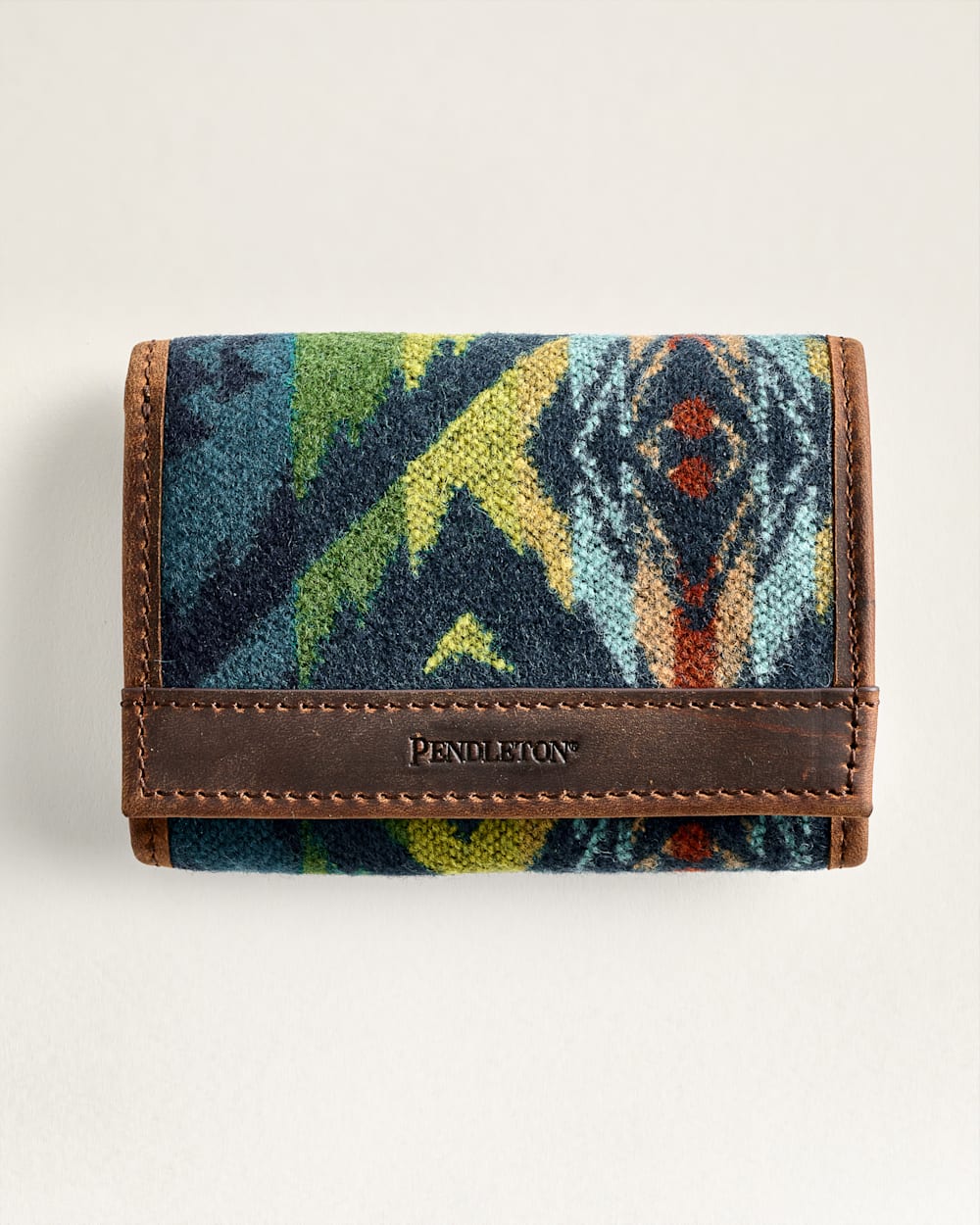 DIAMOND DESERT TRIFOLD WALLET IN BLUE MULTI image number 1