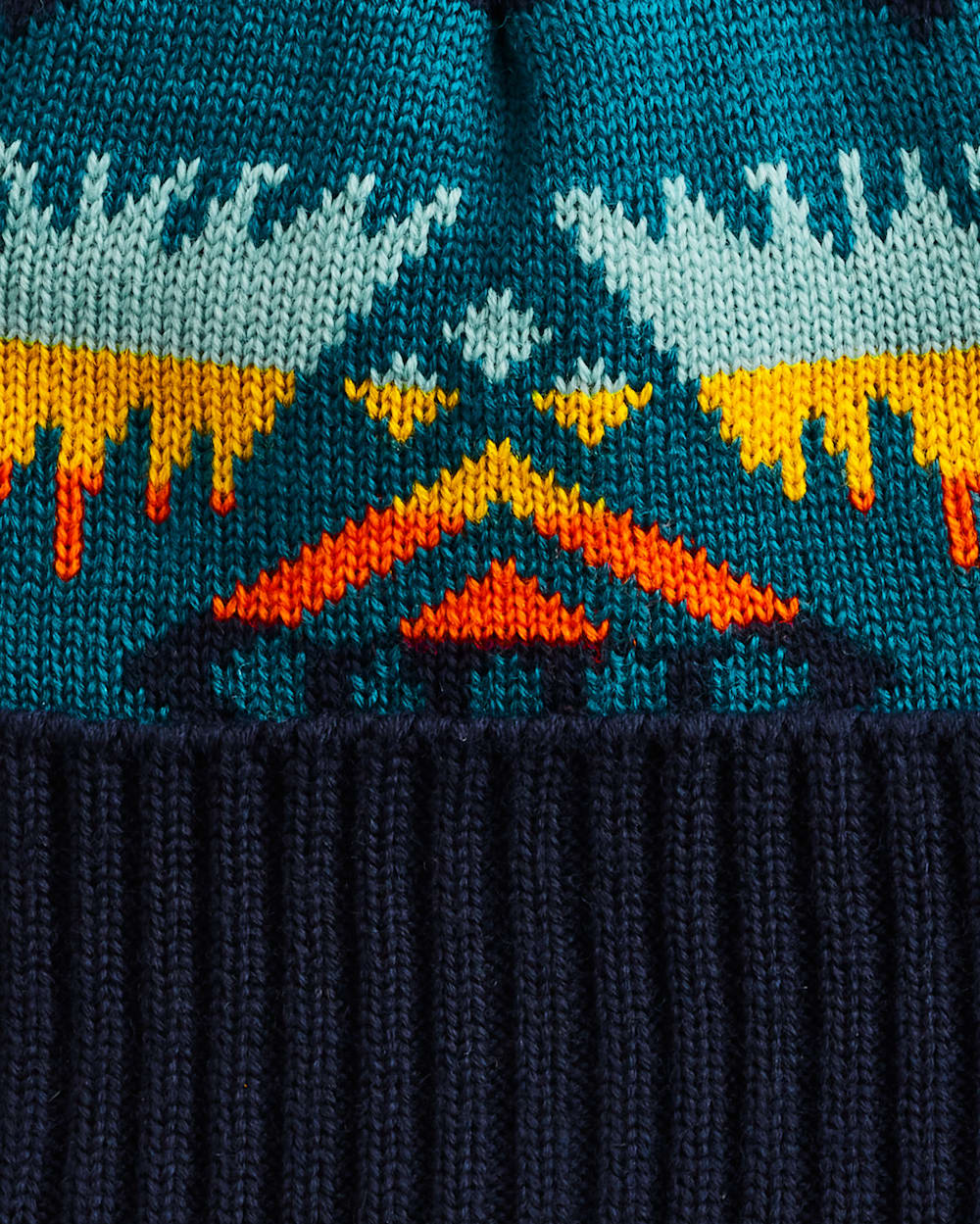 ALTERNATE VIEW OF NEHALEM MERINO KNIT CAP IN AQUA image number 2