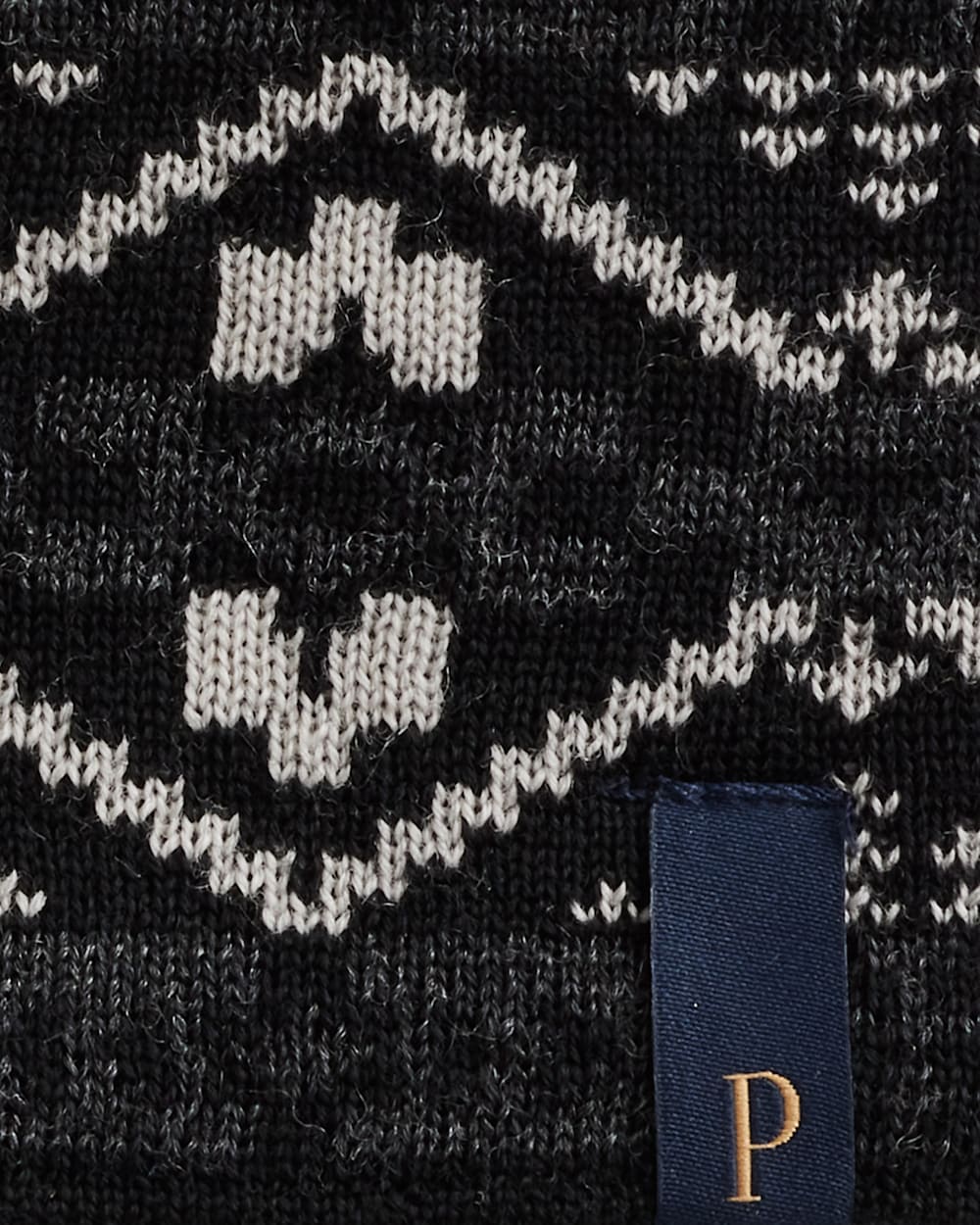 ALTERNATE VIEW OF FOUR CORNERS FLEECE-LINED MERINO HEADBAND IN BLACK image number 2
