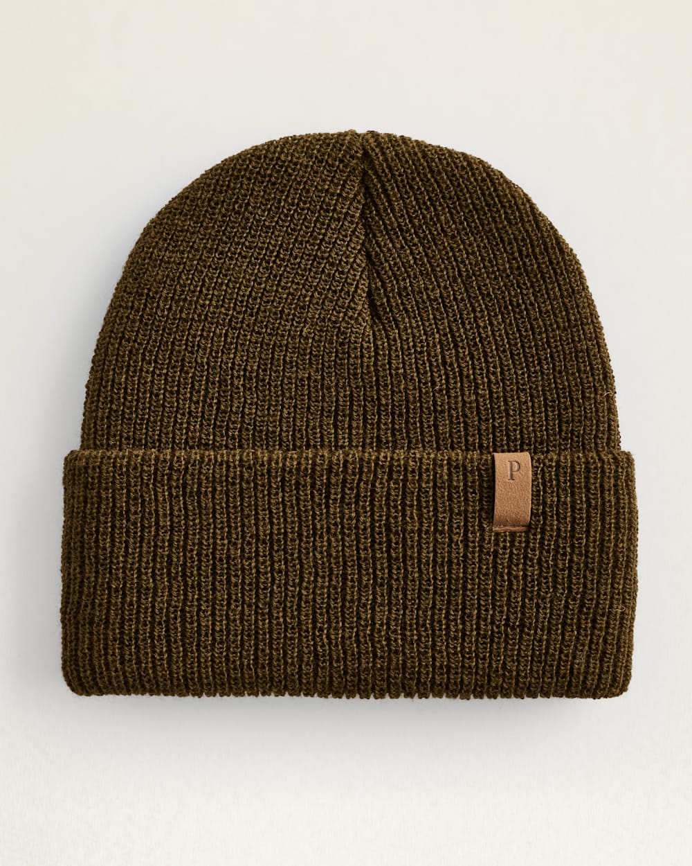 WOOL WATCH CAP IN ARMY GREEN image number 1