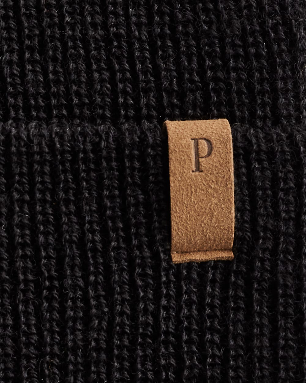 ALTERNATE VIEW OF WOOL WATCH CAP IN BLACK image number 2