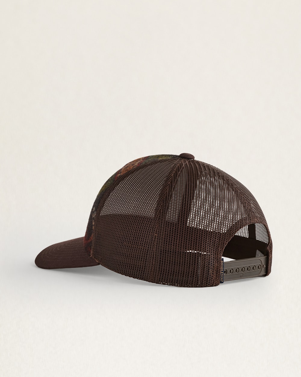 ALTERNATE VIEW OF NEHALEM WOOL TRUCKER HAT IN BROWN image number 2