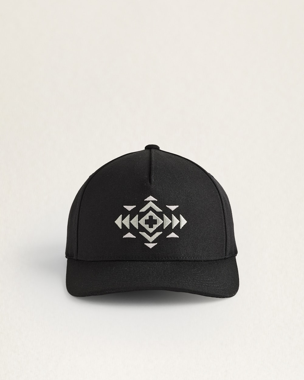 ALTERNATE VIEW OF EMROIDERED HAT IN BLACK image number 2