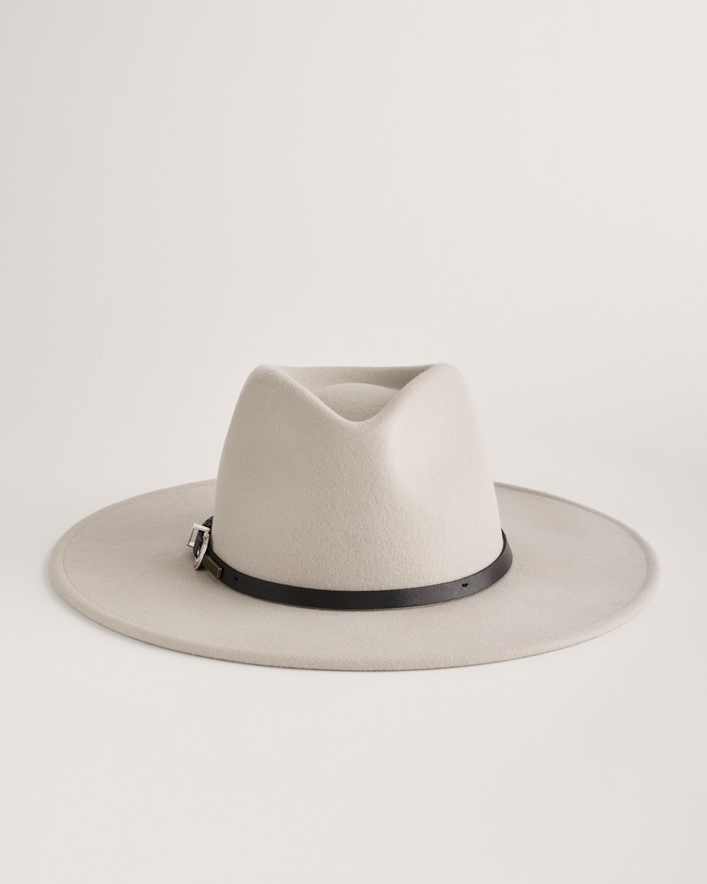 ALTERNATE VIEW OF JACKIE WOOL FELT HAT IN SILVER image number 2