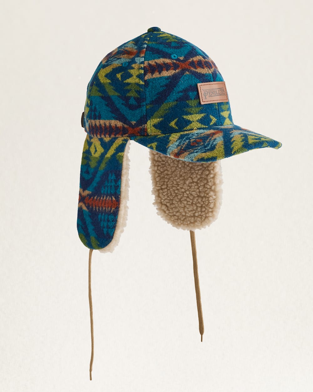 ALTERNATE VIEW OF DIAMOND DESERT TIMBERLINE WOOL CAP IN BLUE MULTI image number 4