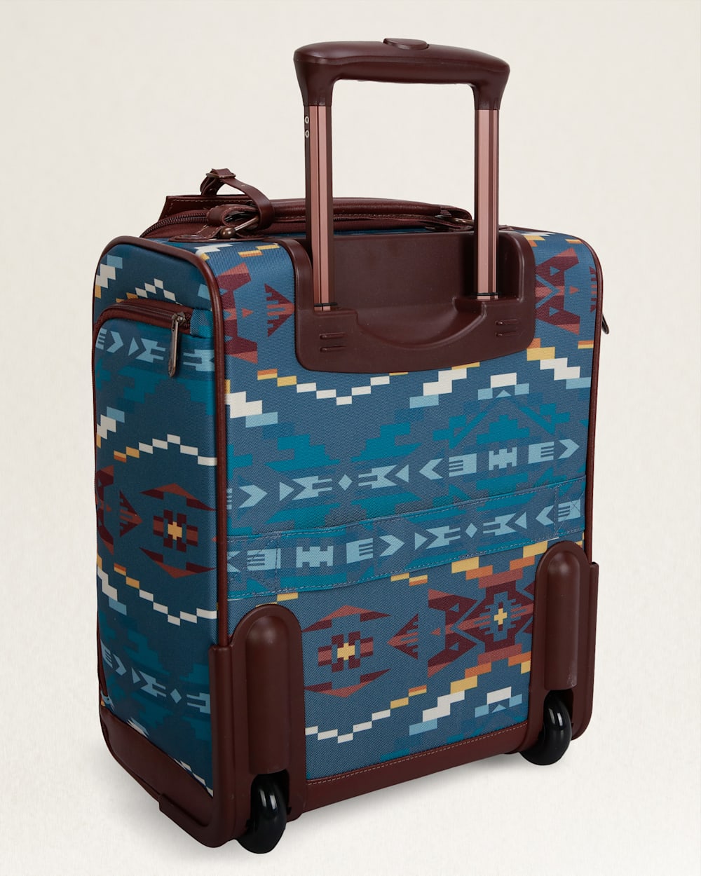 ALTERNATE VIEW OF CARICO LAKE ROLLING UNDERSEAT CARRY-ON IN BLUE image number 4
