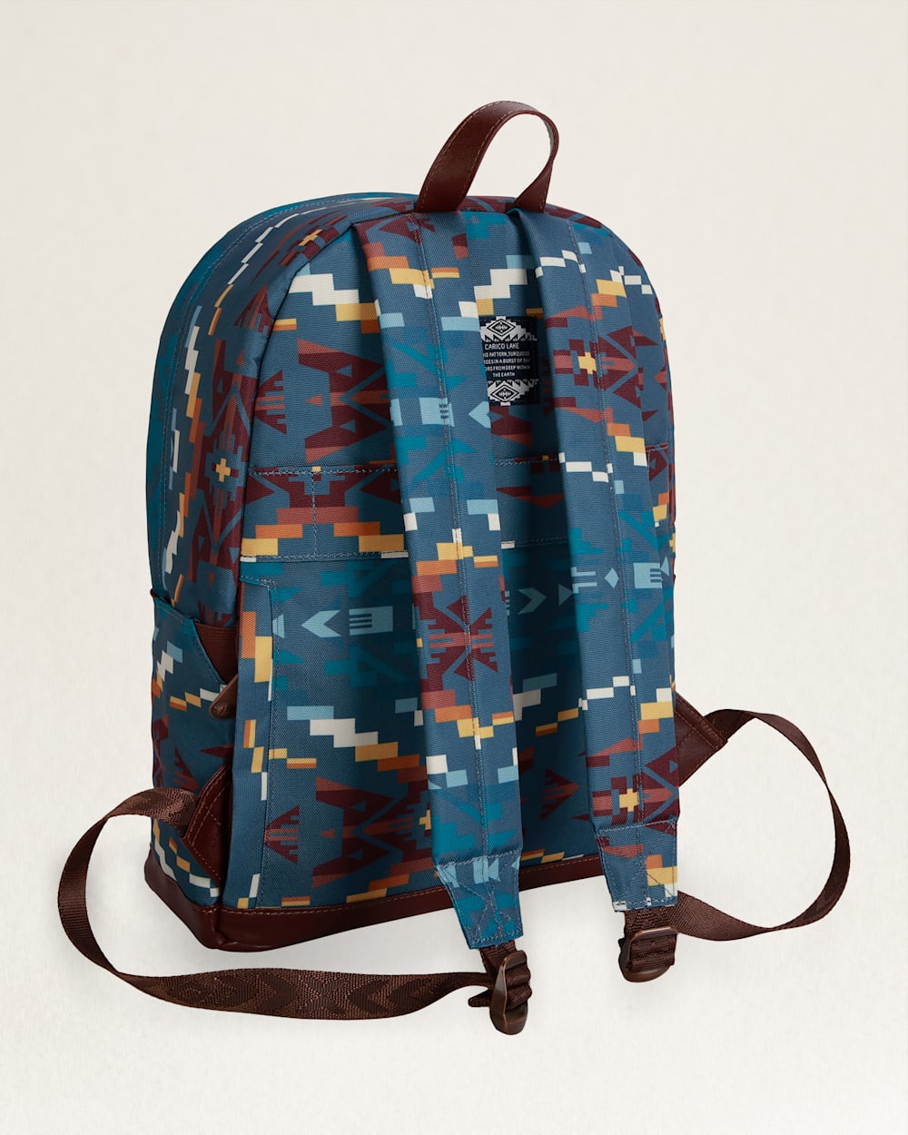 ALTERNATE VIEW OF CARICO LAKE TRAVEL BACKPACK IN BLUE image number 5