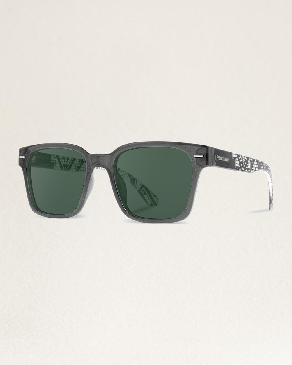 ALTERNATE VIEW OF SHWOOD X PENDLETON COBY POLARIZED SUNGLASSES IN GREY CRYSTAL/BLACK OXBOW image number 2