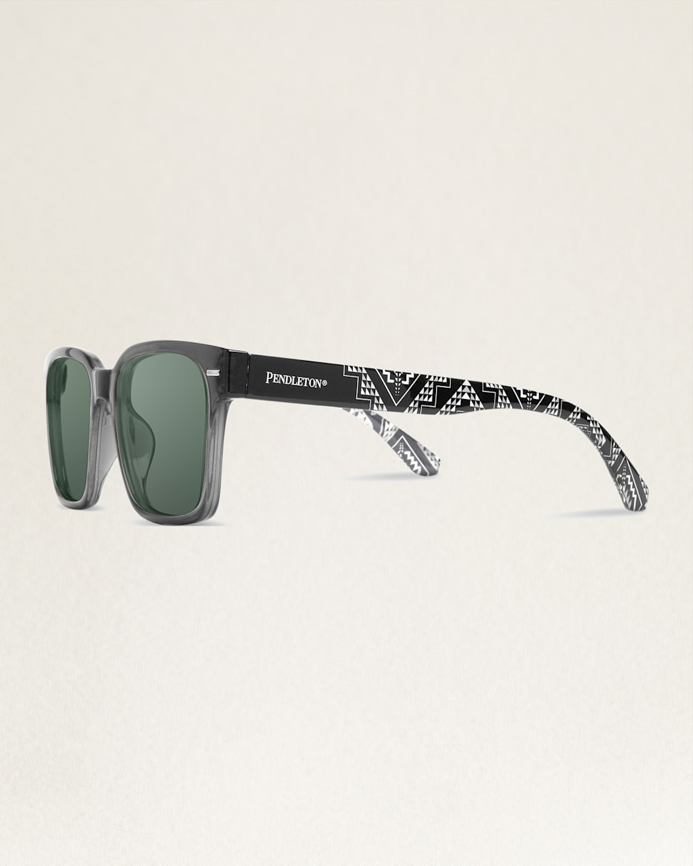ALTERNATE VIEW OF SHWOOD X PENDLETON COBY POLARIZED SUNGLASSES IN GREY CRYSTAL/BLACK OXBOW image number 3