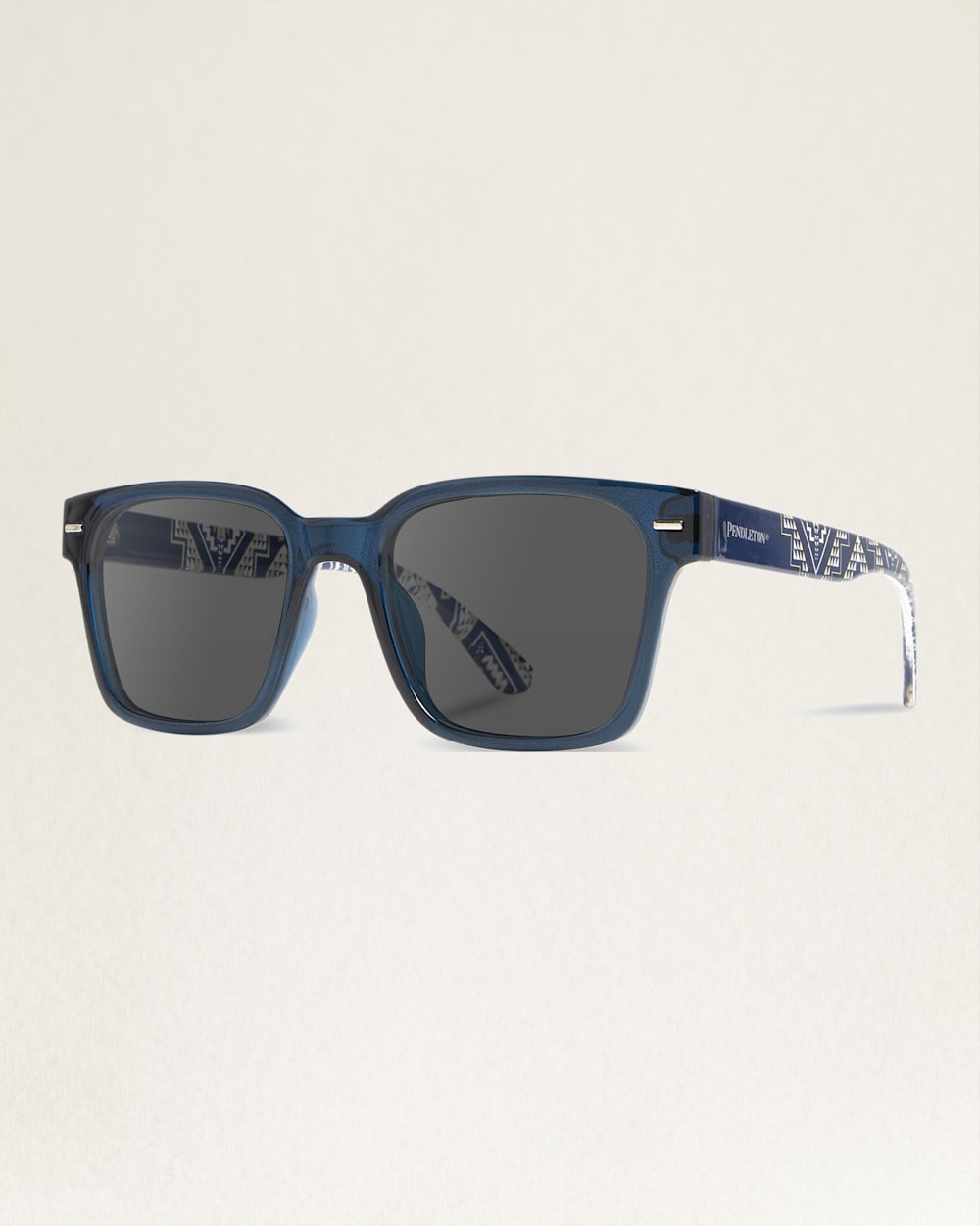 ALTERNATE VIEW OF SHWOOD X PENDLETON COBY POLARIZED SUNGLASSES IN NAVY CRYSTAL/OXBOW image number 2