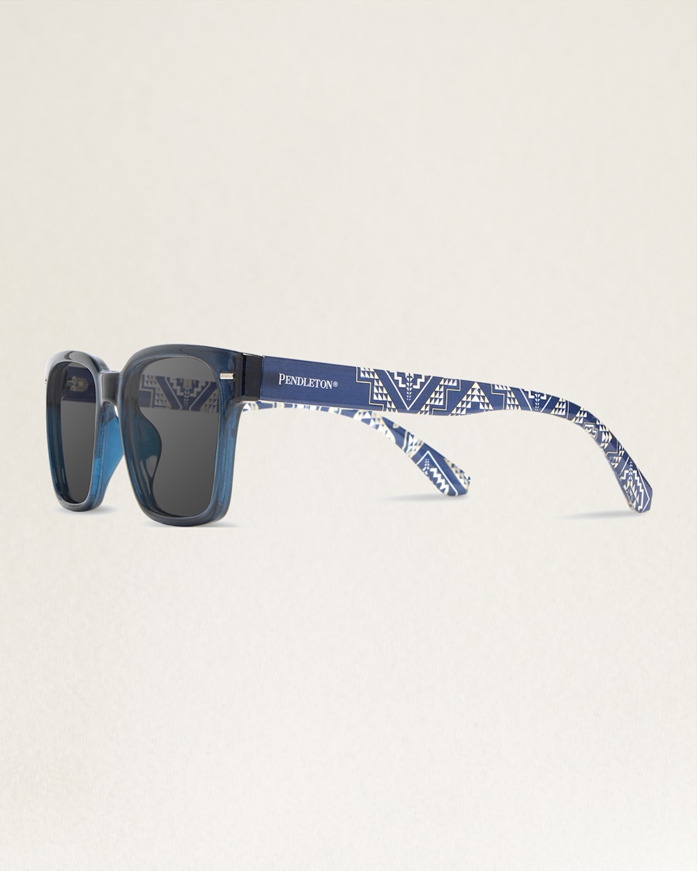 ALTERNATE VIEW OF SHWOOD X PENDLETON COBY POLARIZED SUNGLASSES IN NAVY CRYSTAL/OXBOW image number 3