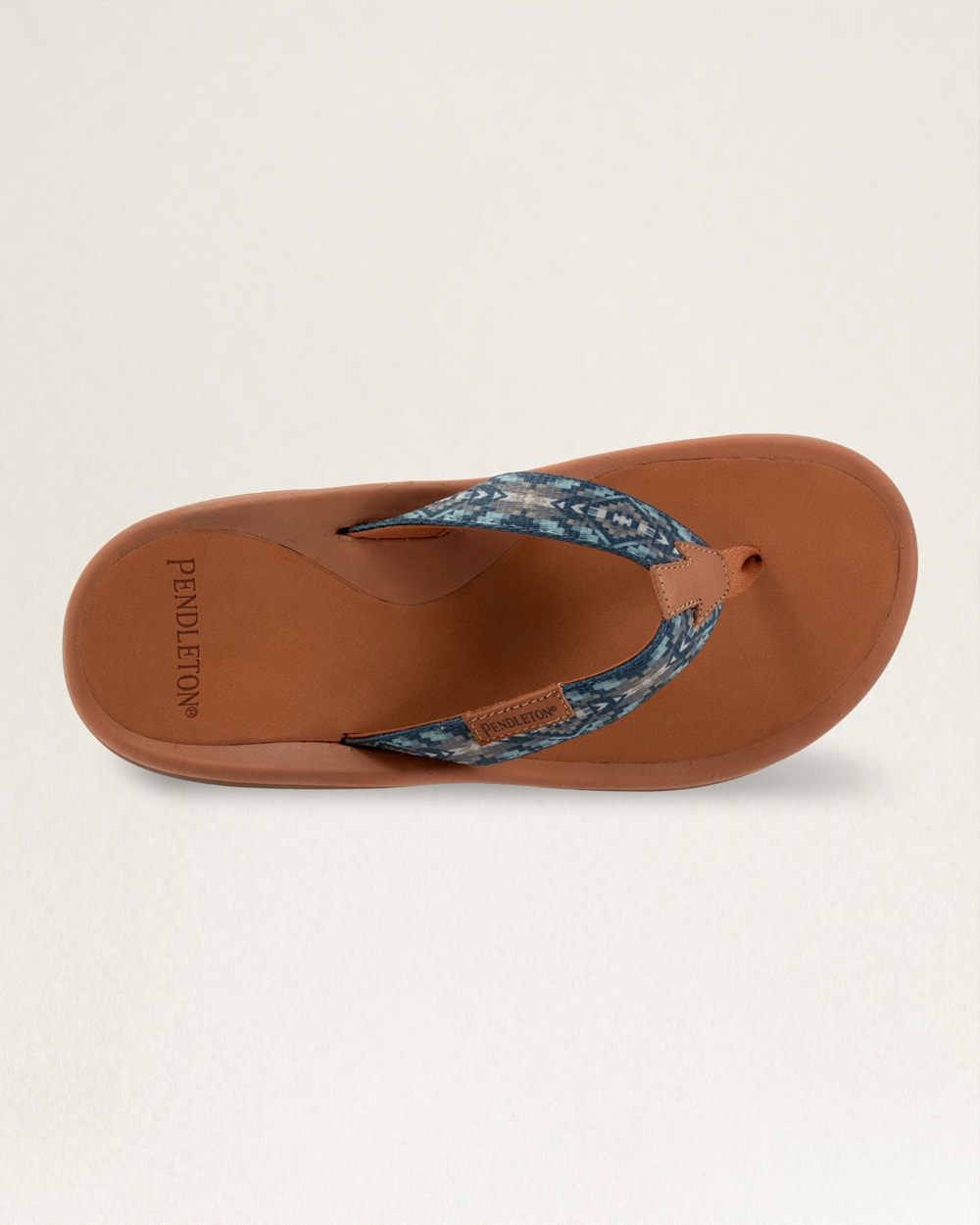 ALTERNATE VIEW OF MENS CARICO LAKE FLIP FLOPS IN NAVY image number 6