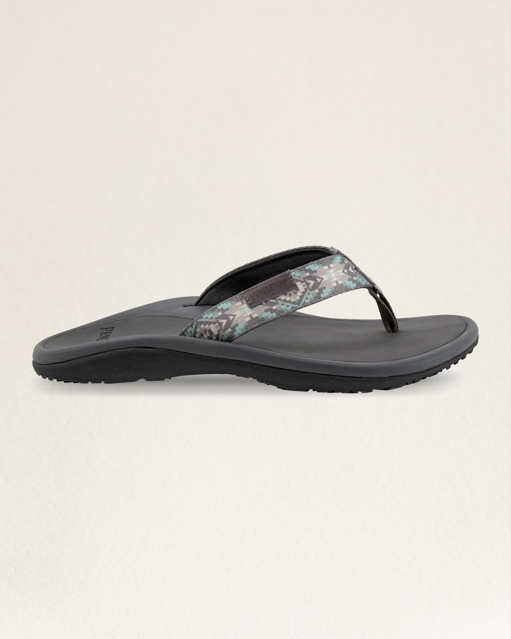 MENS CARICO LAKE FLIP FLOPS IN GREY image number 1