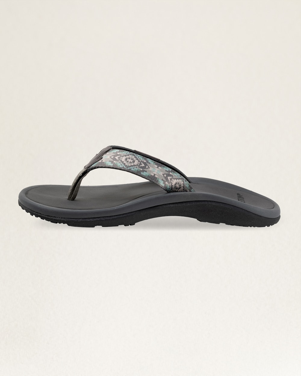 ALTERNATE VIEW OF MENS CARICO LAKE FLIP FLOPS IN GREY image number 2