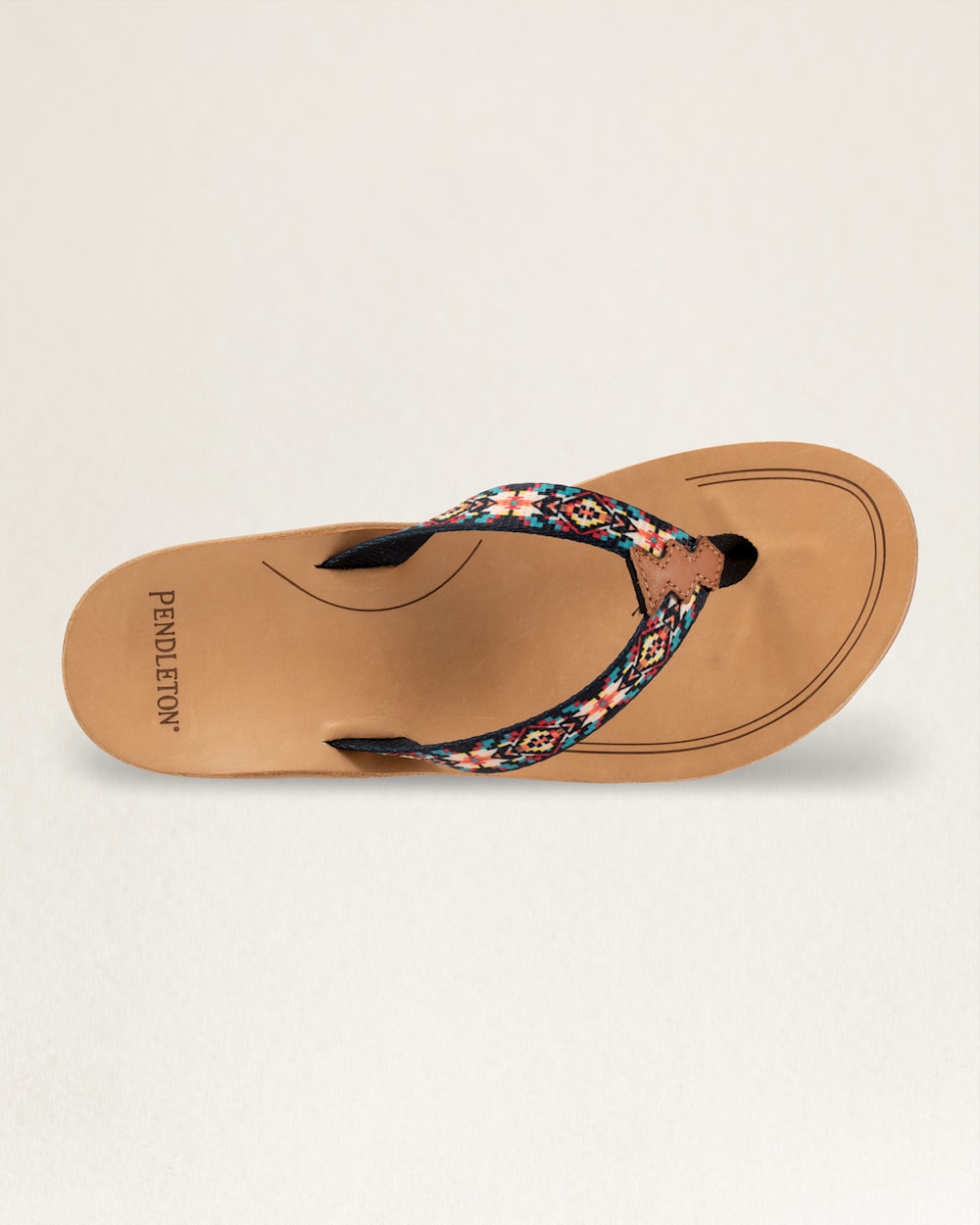 ALTERNATE VIEW OF WOMENS CARICO LAKE FLIP FLOPS IN BLACK image number 8