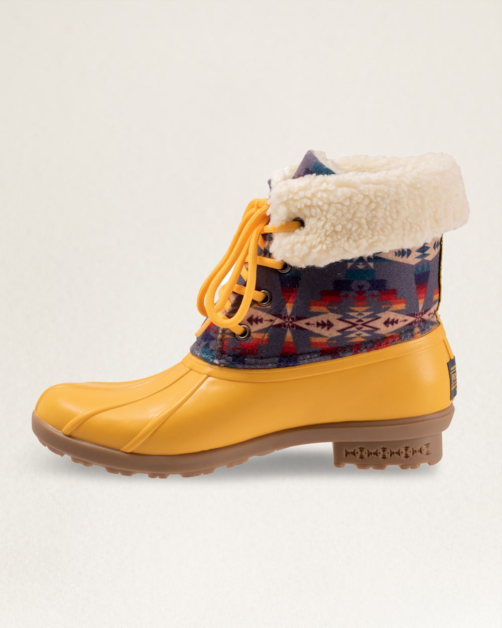ALTERNATE VIEW OF WOMENS TUCSON DUCK MID BOOT IN YELLOW image number 5