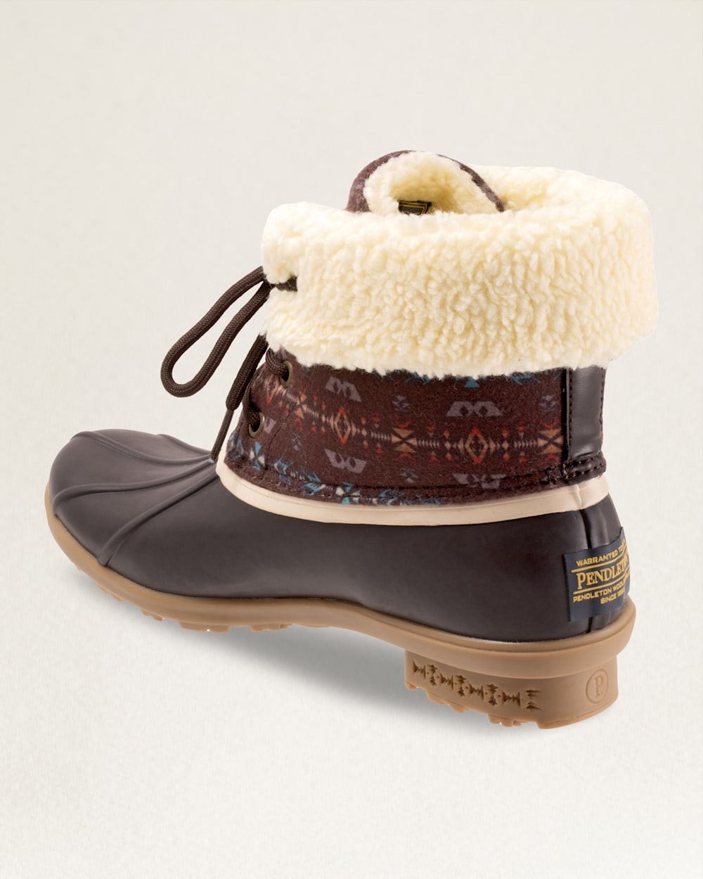 ALTERNATE VIEW OF WOMENS DIAMOND PEAK DUCK MID IN BROWN image number 3