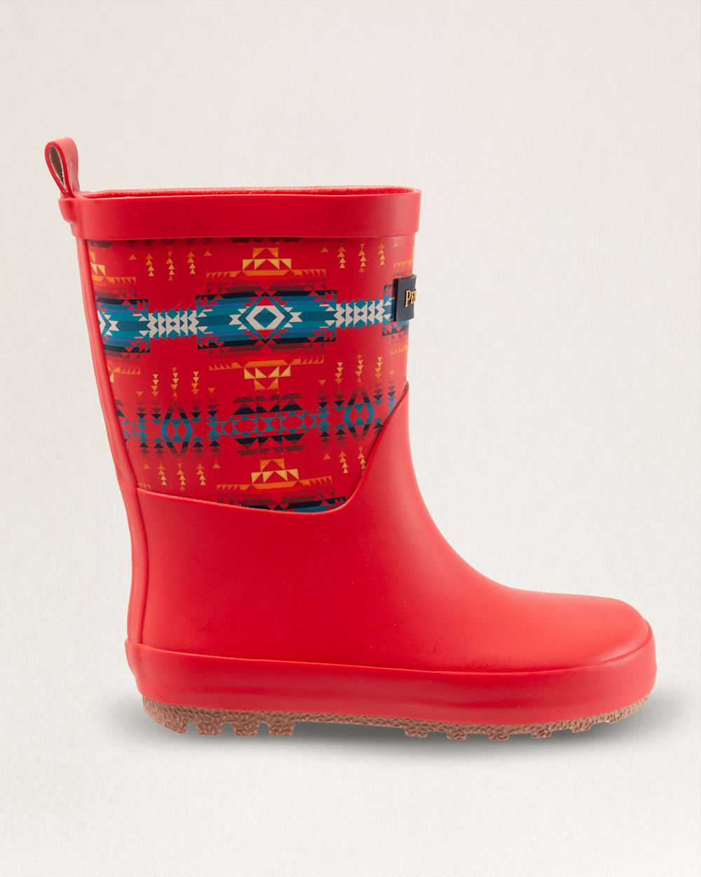 KIDS PILOT ROCK RAIN BOOTS IN RED image number 1