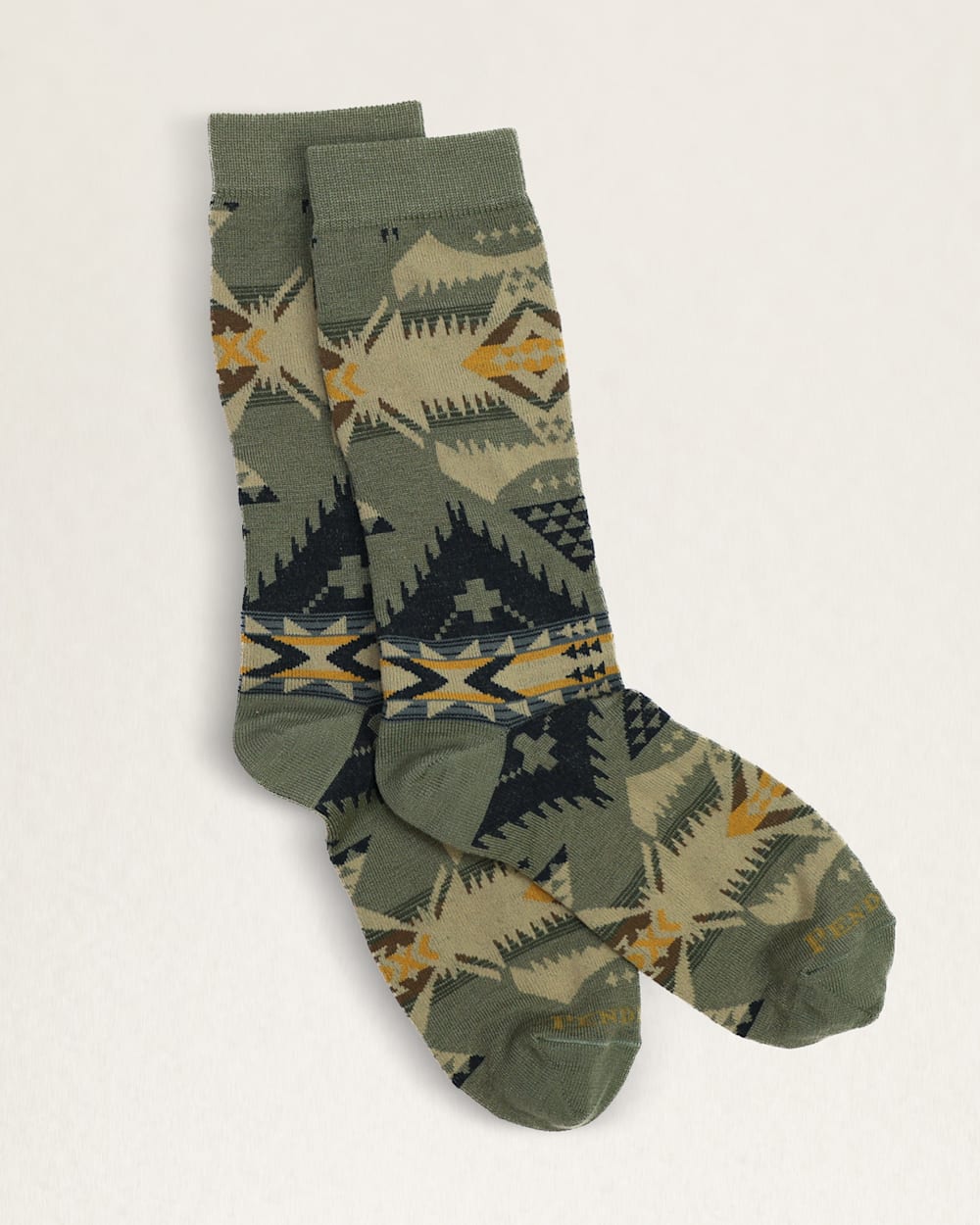 NEHALEM CREW SOCKS IN SAGE MULTI image number 1