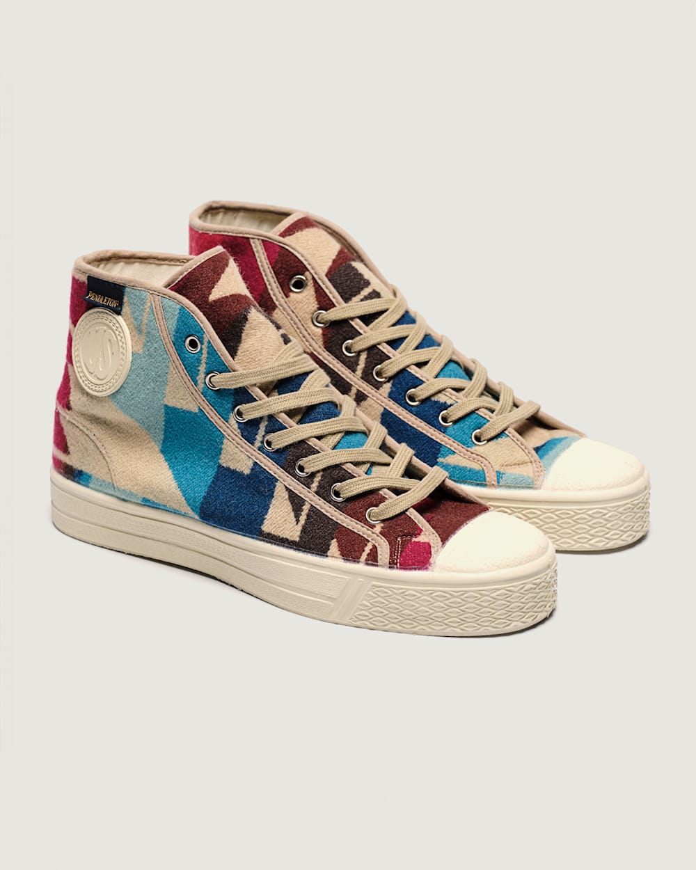 US RUBBER CO X PENDLETON BIG THUNDER HIGH TOPS IN MULTI image number 1