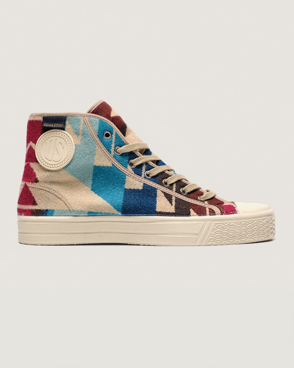 ALTERNATE VIEW OF US RUBBER CO X PENDLETON BIG THUNDER HIGH TOPS IN MULTI image number 2