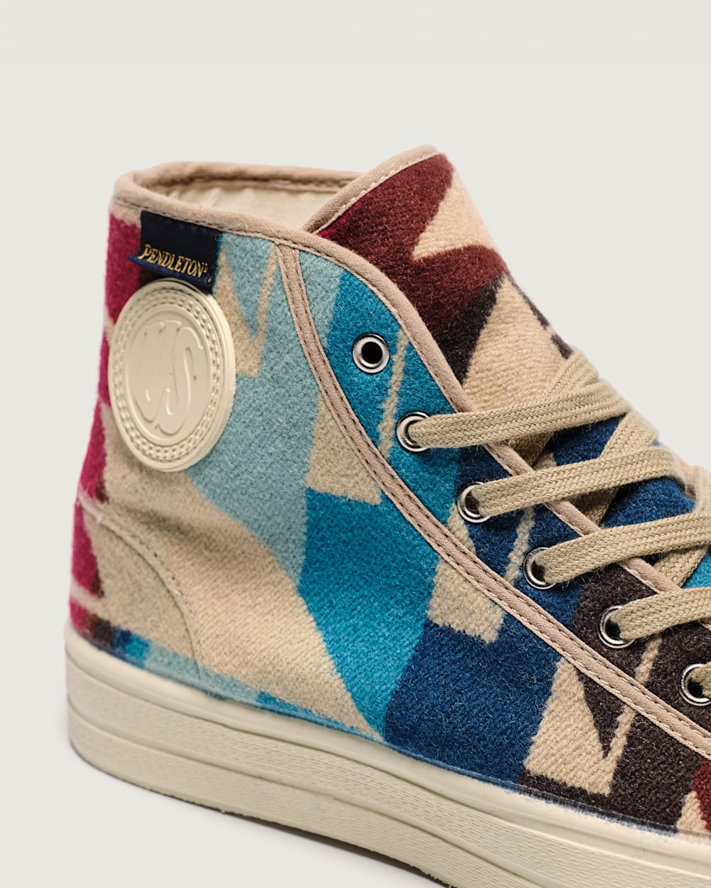 ALTERNATE VIEW OF US RUBBER CO X PENDLETON BIG THUNDER HIGH TOPS IN MULTI image number 4