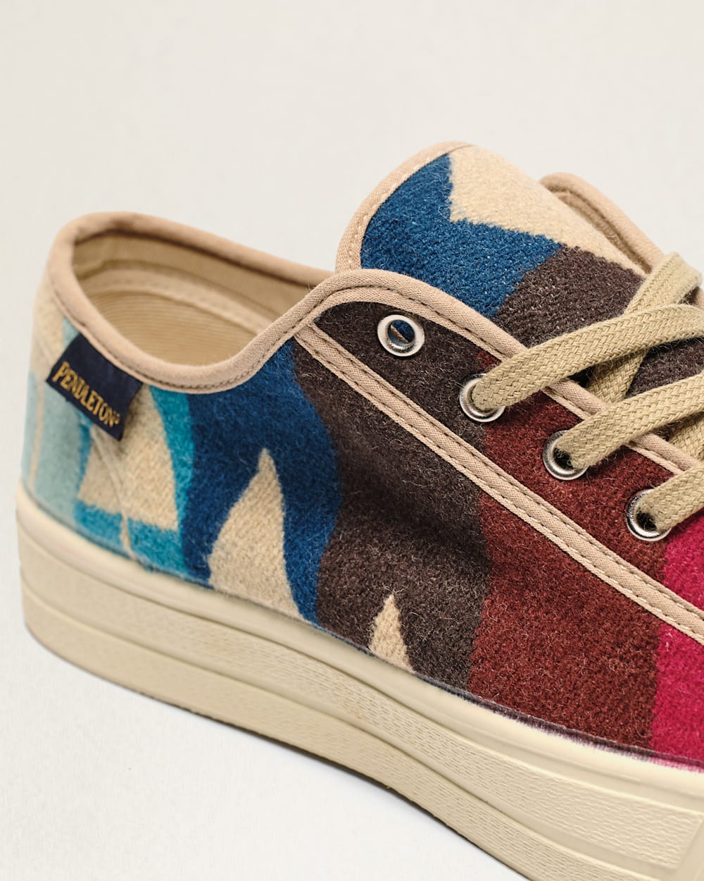 ALTERNATE VIEW OF US RUBBER CO X PENDLETON BIG THUNDER LOW TOPS IN MULTI image number 5