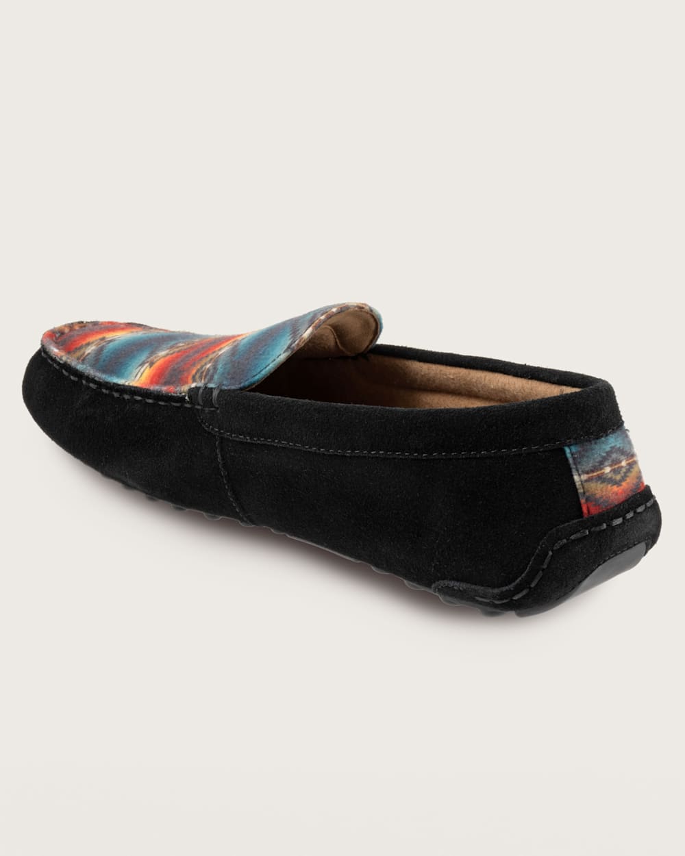 ALTERNATE VIEW OF MEN'S SALTILLO SUNSET SLIPPERS IN BLACK image number 3