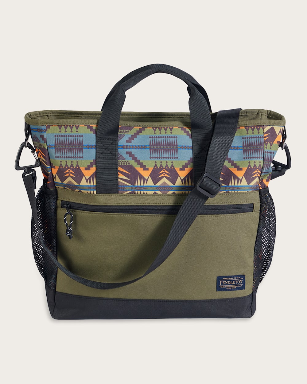 MYSTIC LAKE EXPLORER CARRYALL TOTE IN OLIVE MULTI image number 1