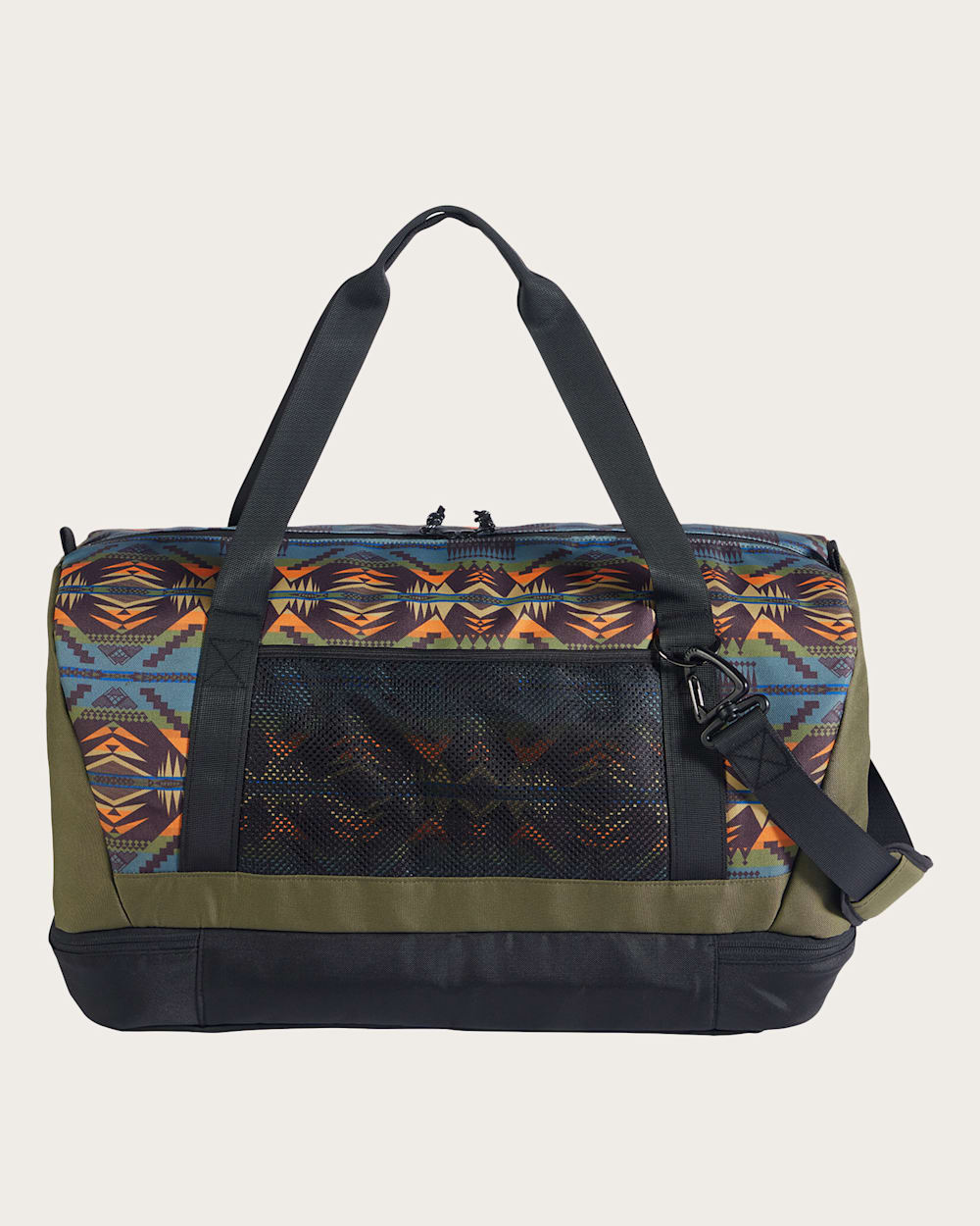 ALTERNATE VIEW OF MYSTIC LAKE EXPLORER CARRYALL WEEKENDER IN OLIVE MULTI image number 2