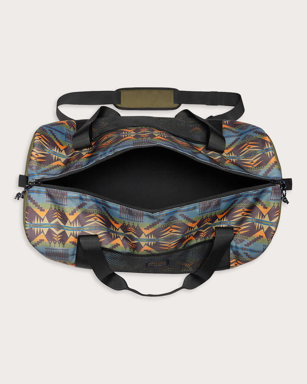 ALTERNATE VIEW OF MYSTIC LAKE EXPLORER CARRYALL WEEKENDER IN OLIVE MULTI image number 3
