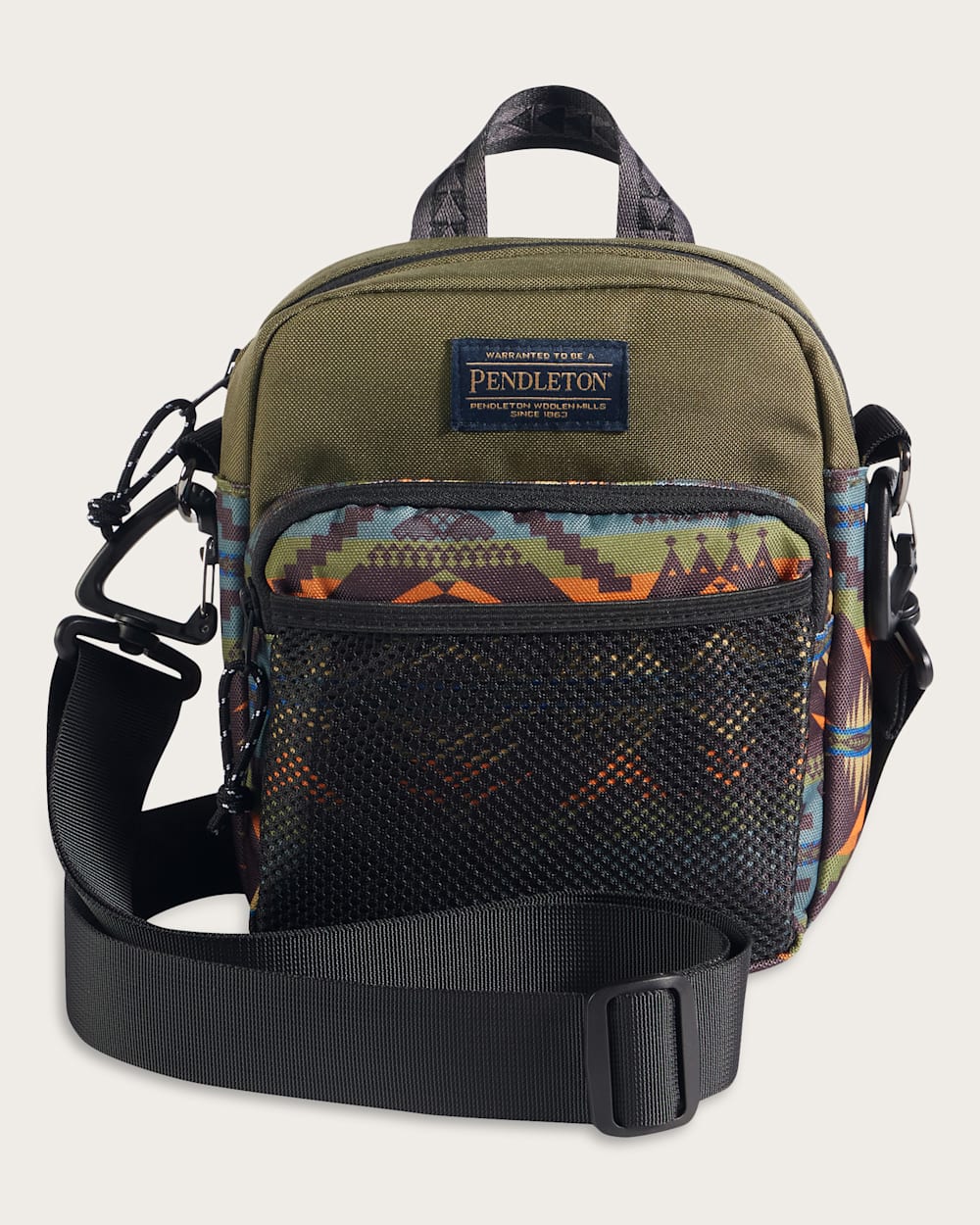 MYSTIC LAKE EXPLORER CROSSBODY IN OLIVE MULTI image number 1