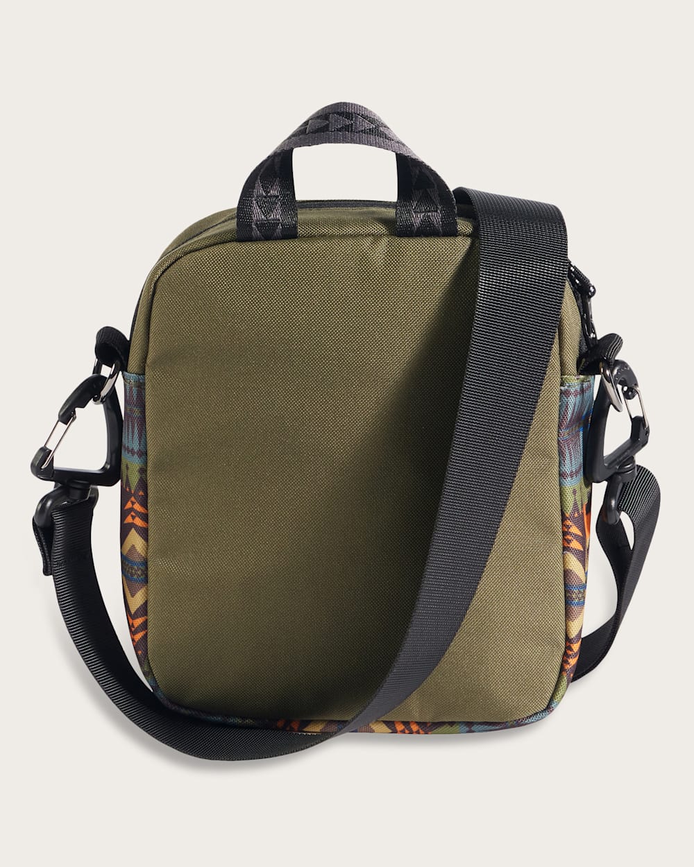 ALTERNATE VIEW OF MYSTIC LAKE EXPLORER CROSSBODY IN OLIVE MULTI image number 2