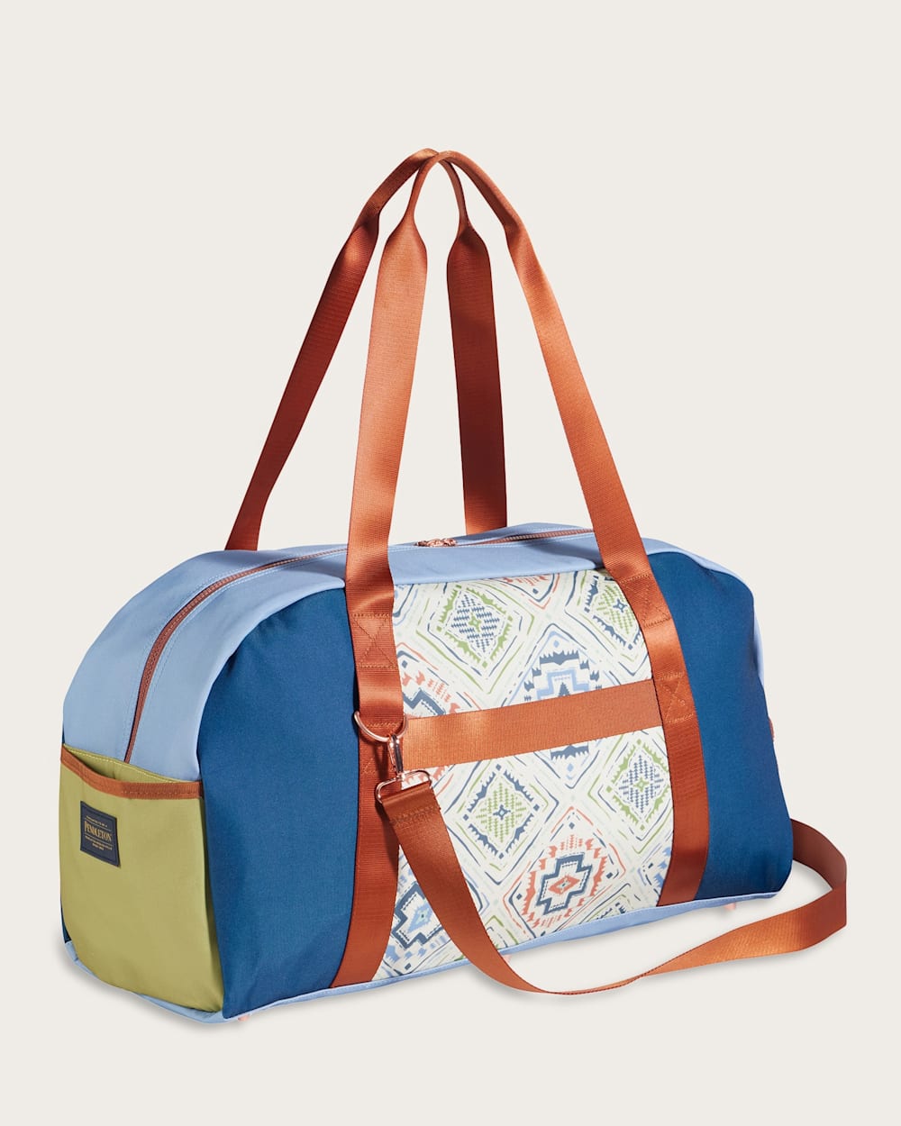 ALTERNATE VIEW OF HARDING BEACH CANOPY CANVAS WEEKENDER IN BLUE MULTI image number 4