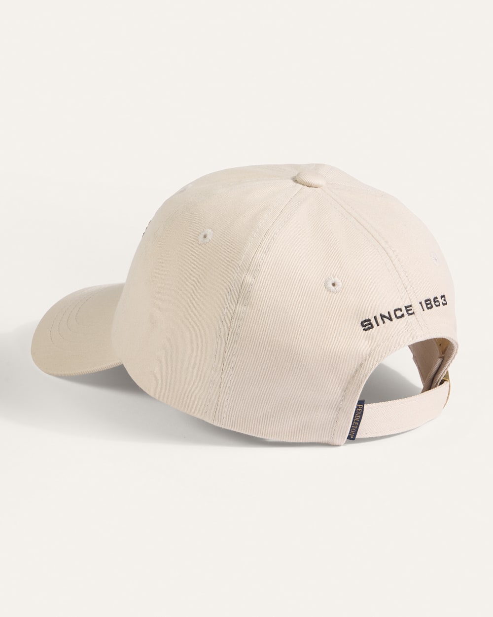 ALTERNATE VIEW OF CLASSIC LOGO SIX-PANEL CAP IN CREAM image number 2