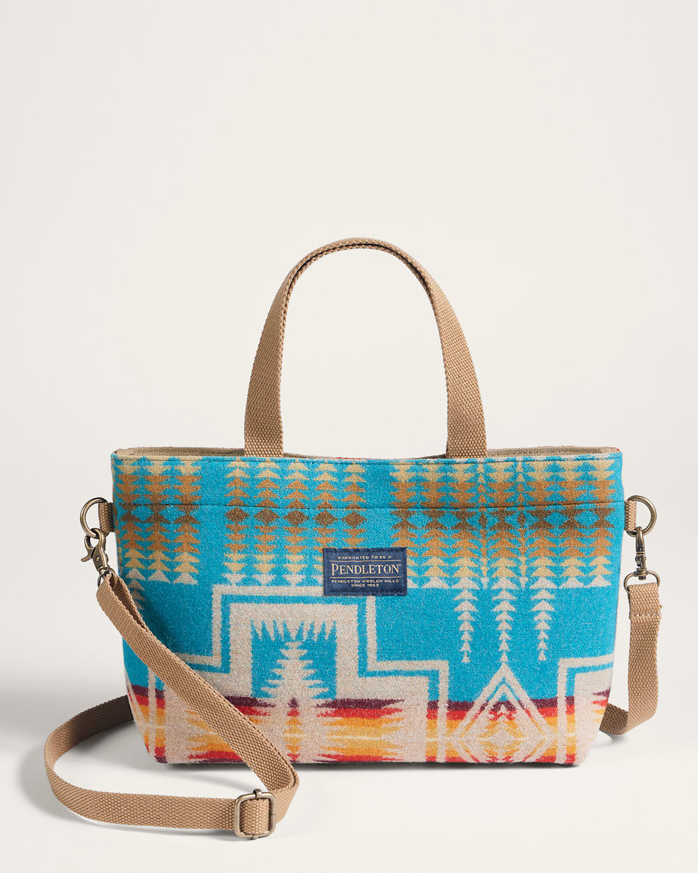 HARDING MINI TOTE IN TURQUOISE image number 1