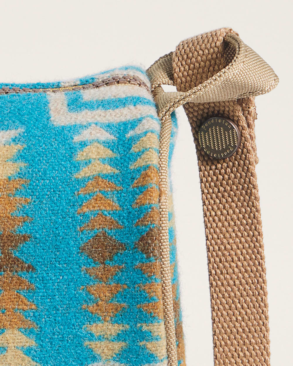 ALTERNATE VIEW OF HARDING BARREL BAG IN TURQUOISE image number 3