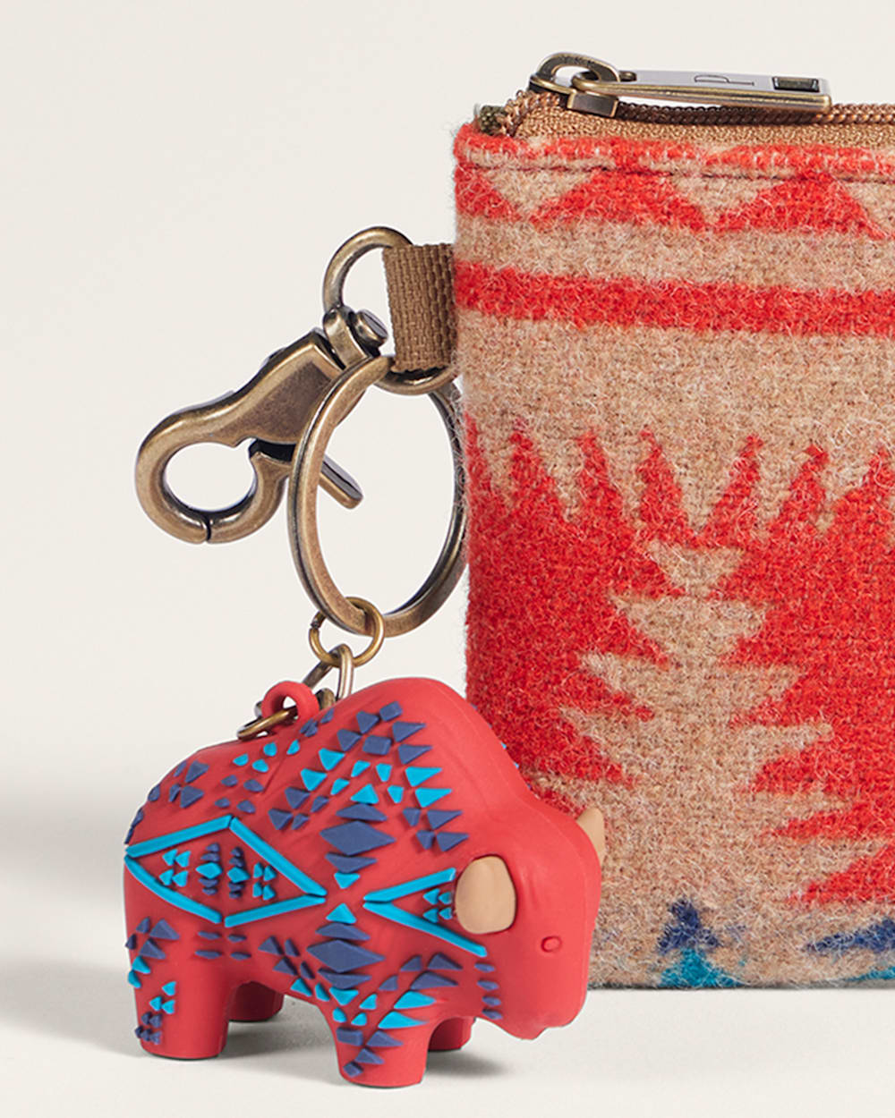 ALTERNATE VIEW OF HARDING ID POUCH IN CHILI RED image number 3