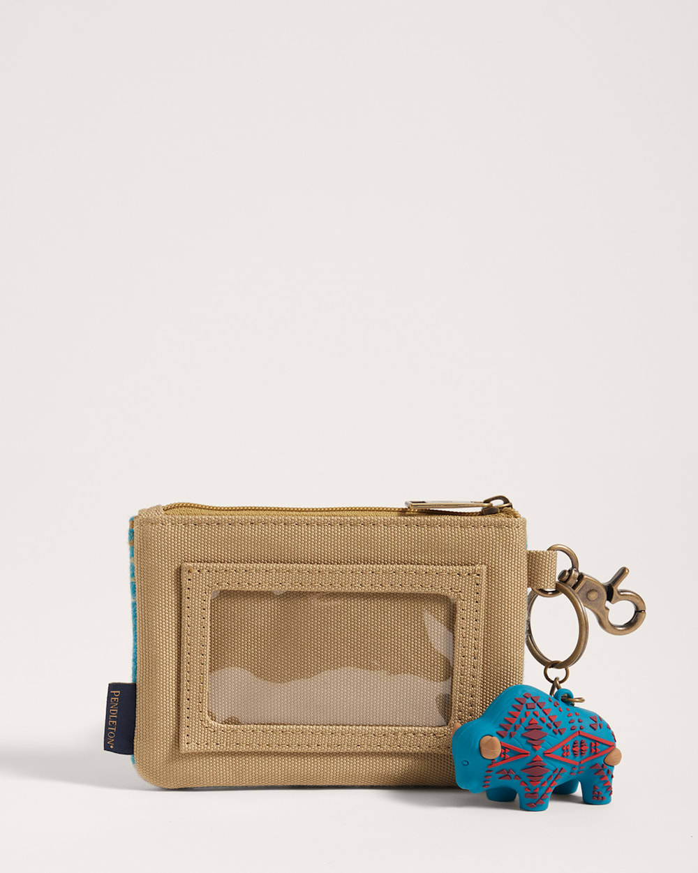 ALTERNATE VIEW OF HARDING ID POUCH IN TURQUOISE image number 2